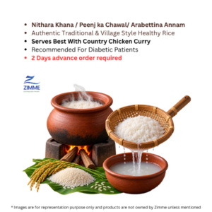Nithara Khana / Peenj ka Chawal/ Arabettina Annam